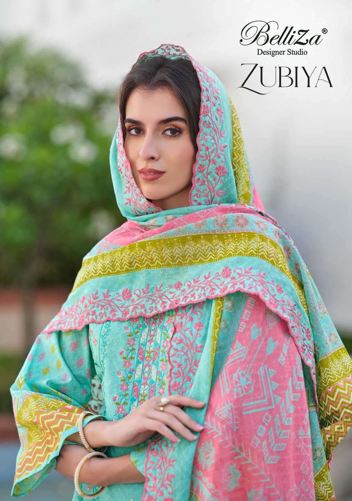 belliza zubiya series 923001-923008 Pure Cotton Digital Prints suit