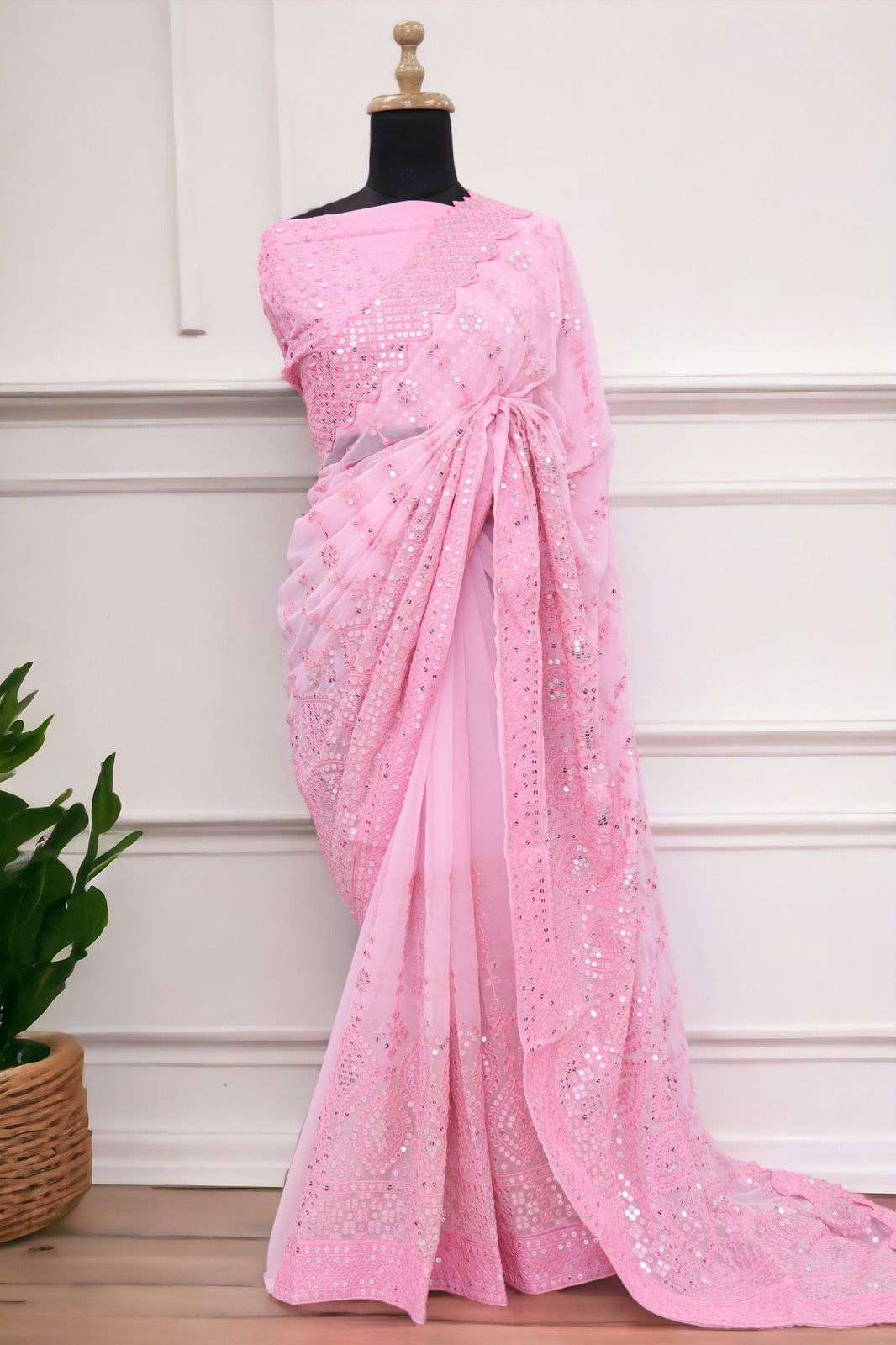 BT-01 Georgette hit design vani Superb Soft Refined Georgette Silk Saree 