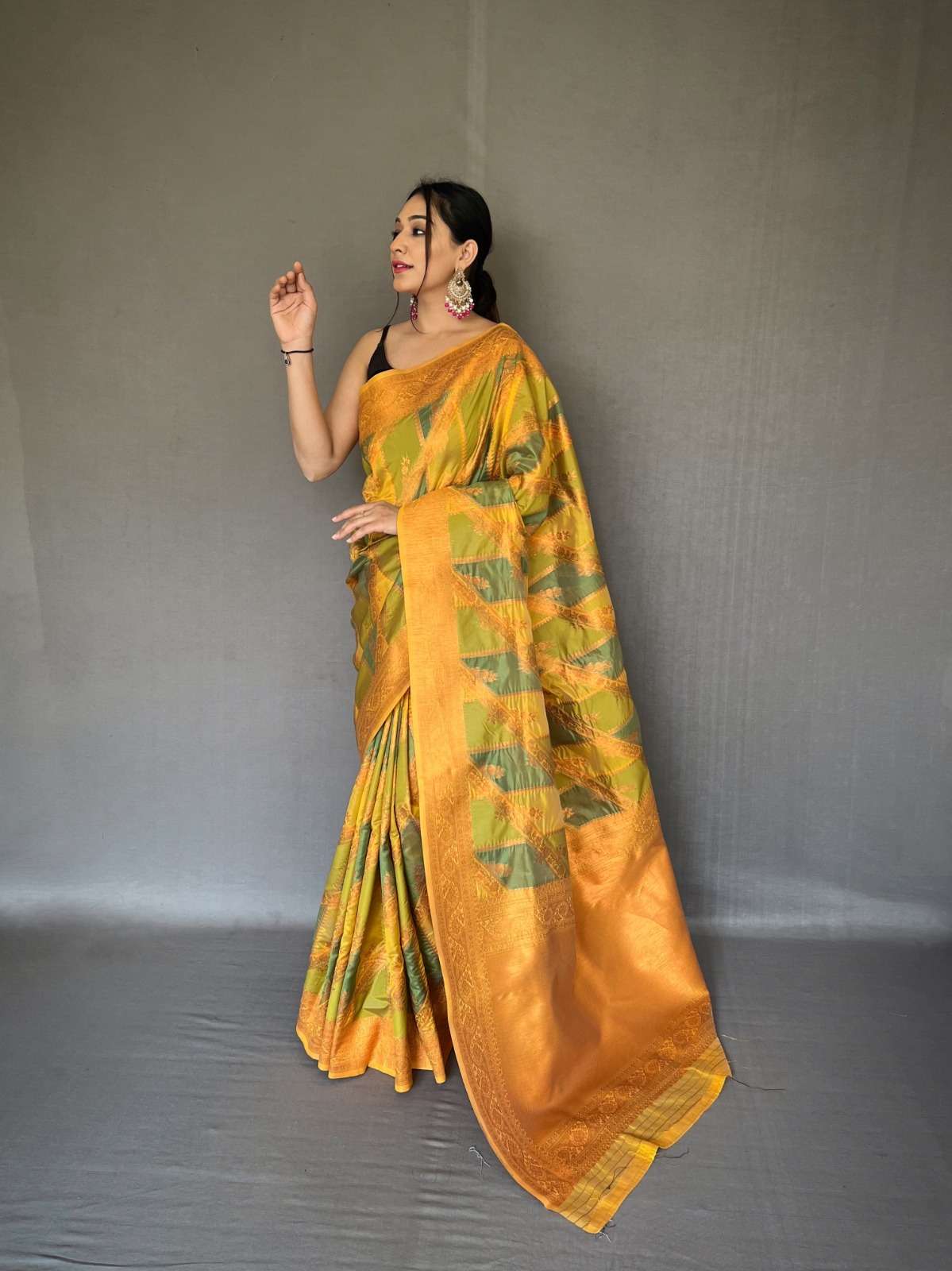 BT-53 INDRANI PURE TISSUE SILK SAREE 