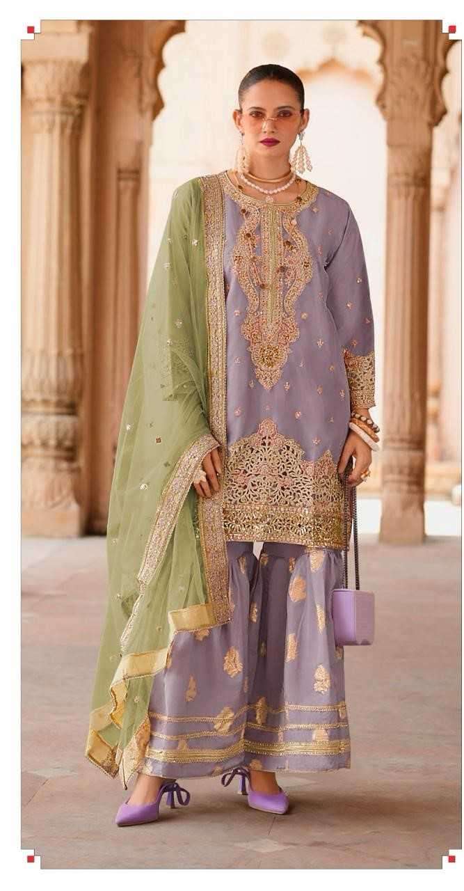 deepsy suits 430 abcd Pure organza with embroidery readymade suit