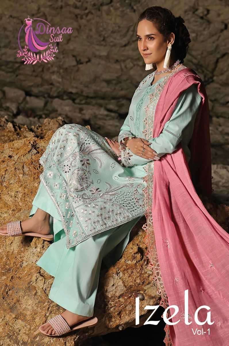 dinsaa suit izela vol 1 series 244-246 cotton suit 