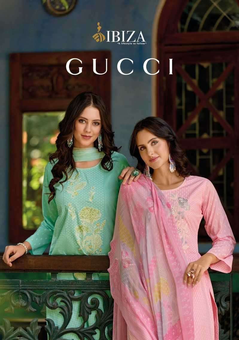 ibiza gucci series 10867-10874 pure lawn cotton suit 