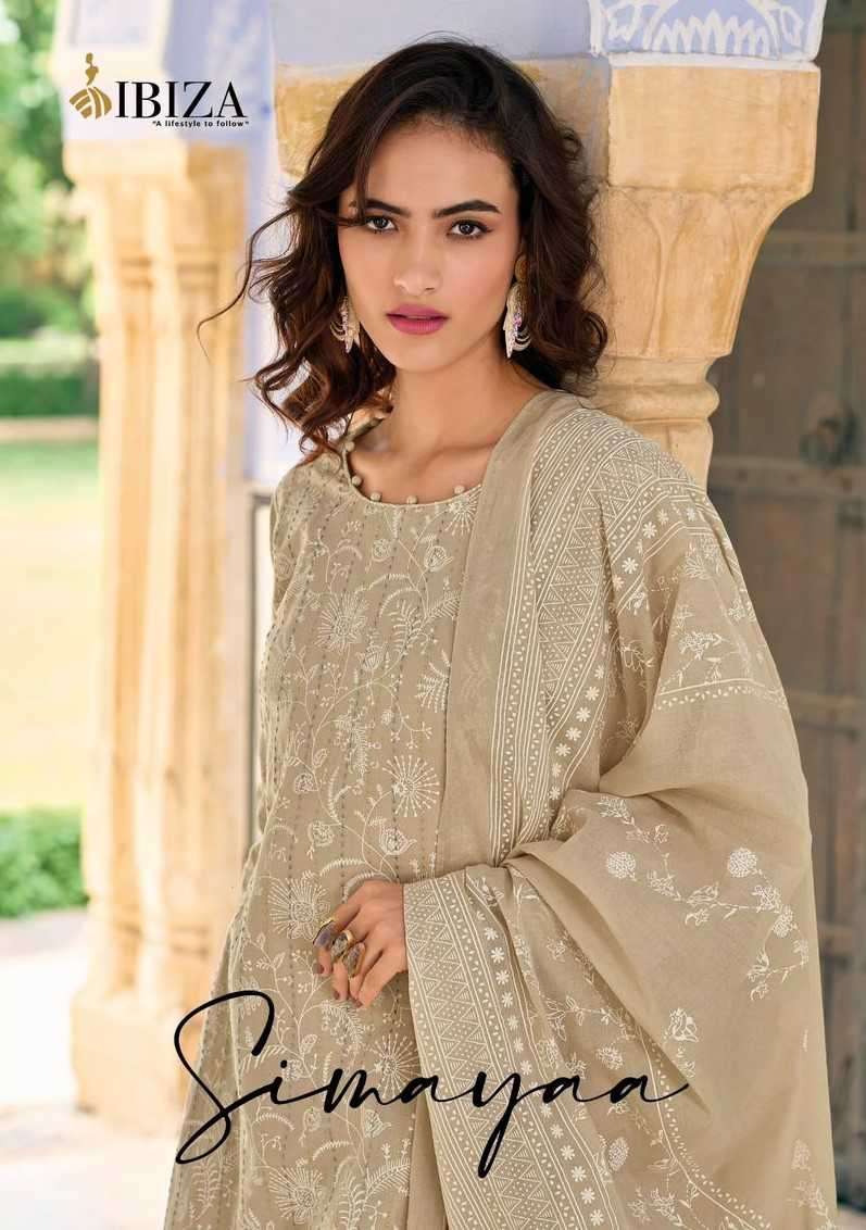 ibiza simayaa series 10841-10848 pure lawn cotton suit 