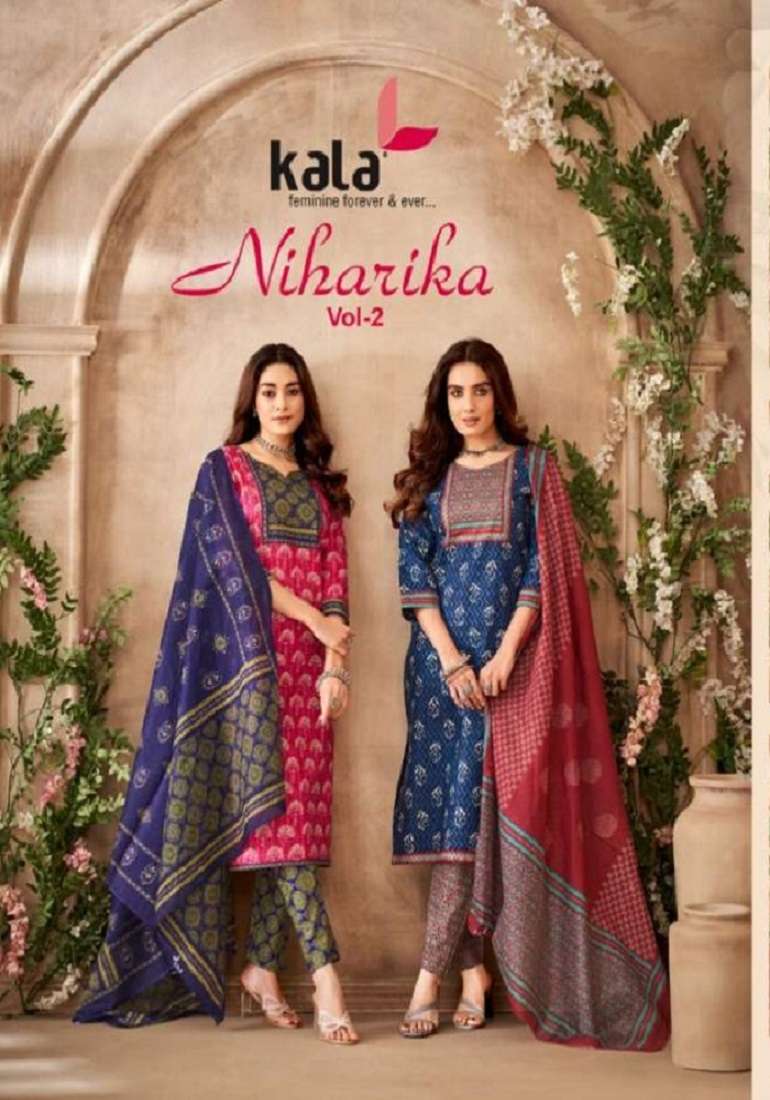 Kala Niharika Vol-2 series 5901-5912  Pure Cotton suit