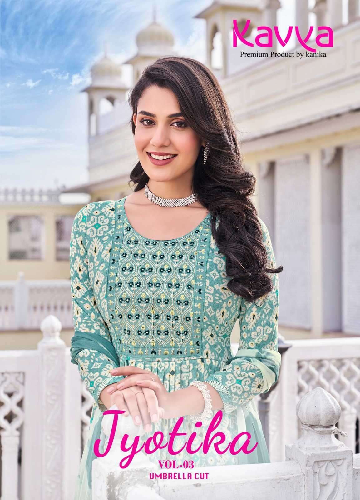 kavya jyotika vol 3 series 3001-3010 capsule readymade suit 