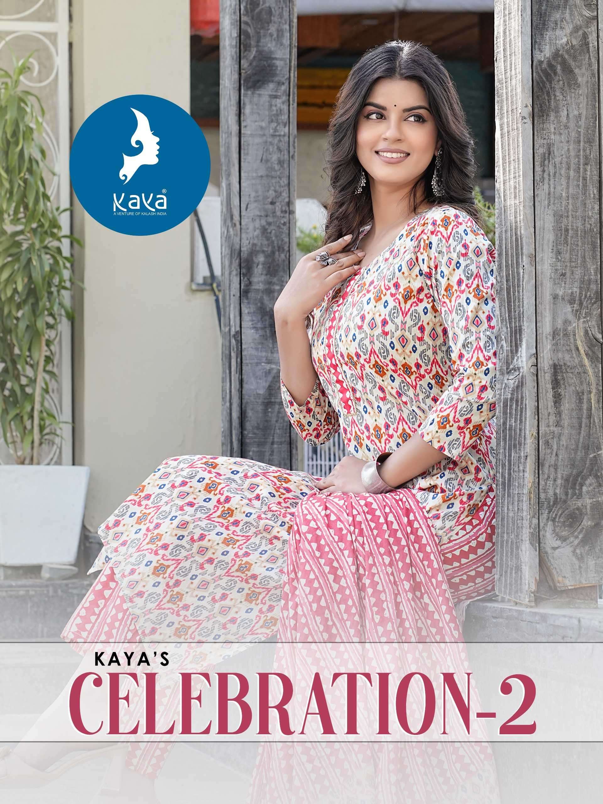 kaya celebration vol 2 series 01-08 cotton readymade suit 