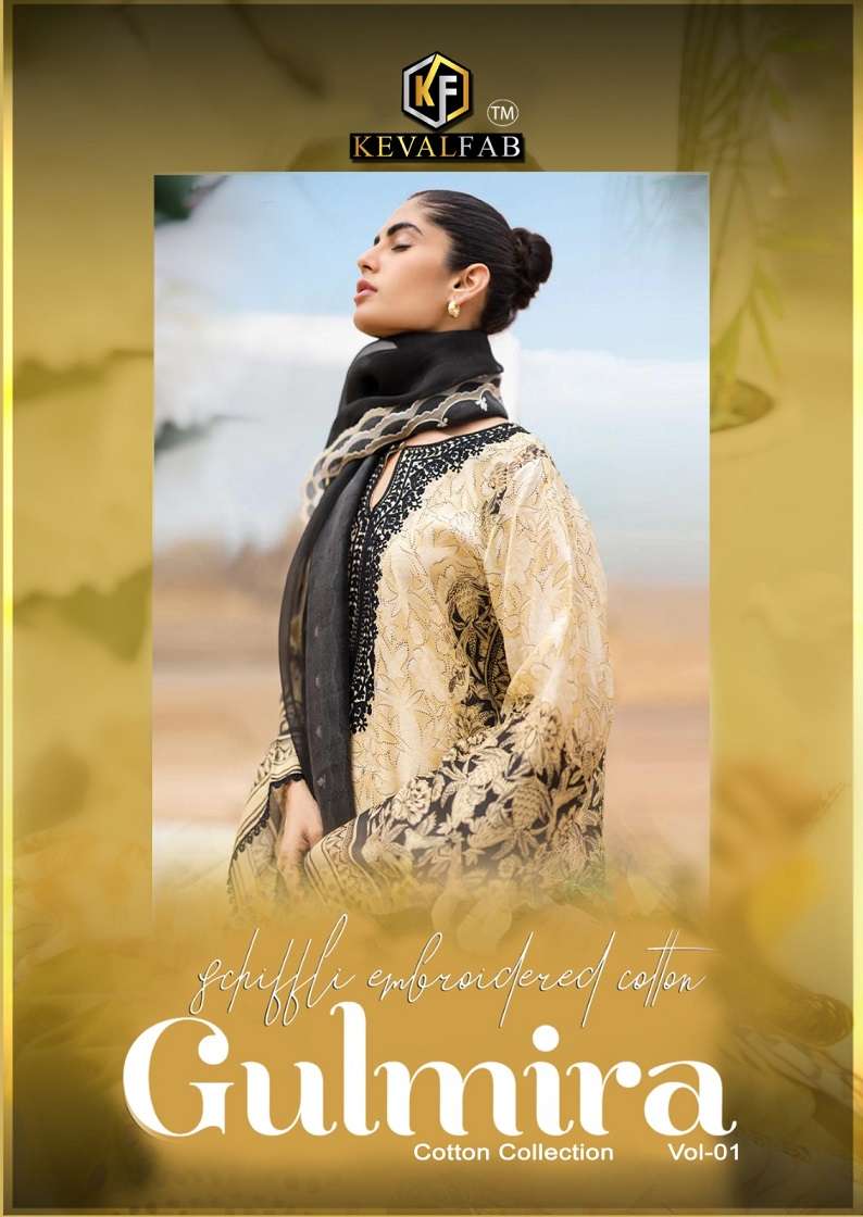 Keval fab Gulmira Vol-1 series 1001-1006 Heavy Cotton suit