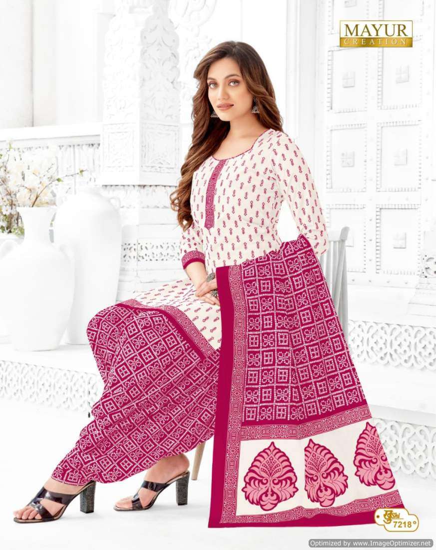 Mayur Khushi Vol-72 series 7201-7226 Pure Cotton Printed suit