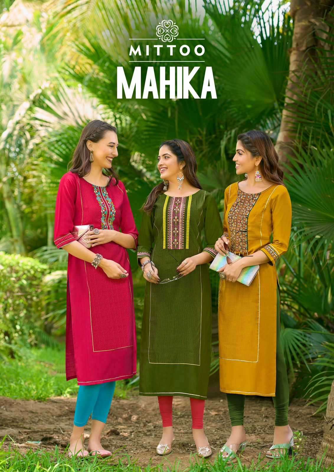 mittoo mahika series 1001-1006  Viscose Weaving kurti