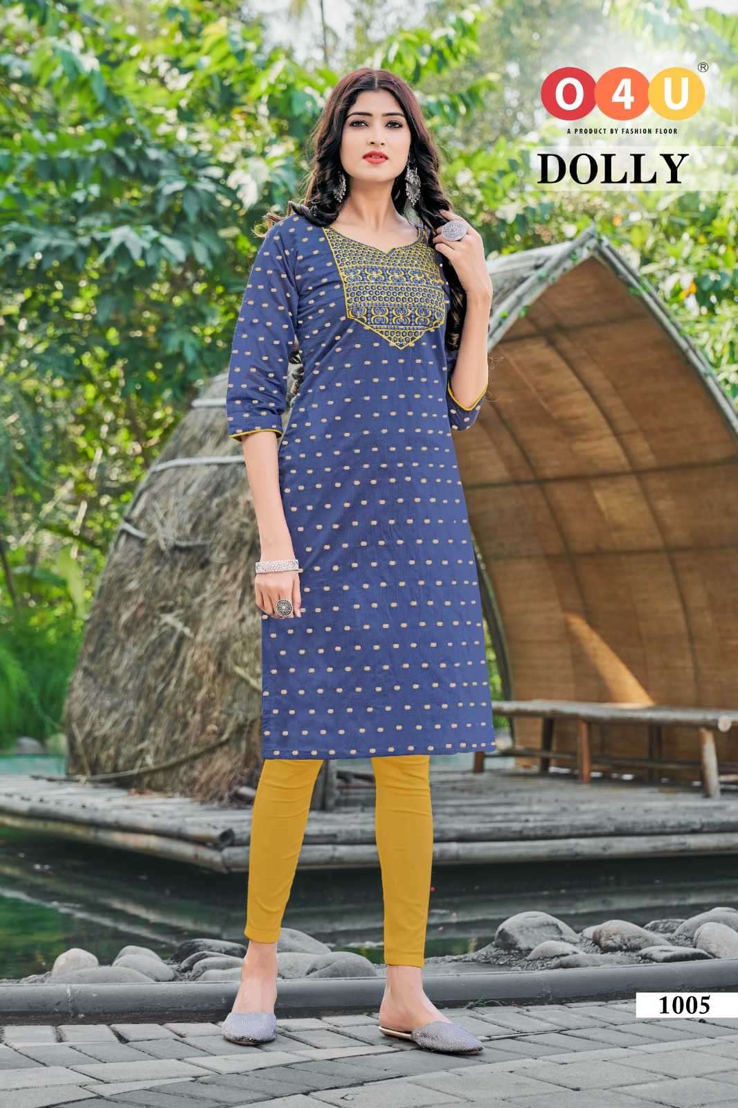 o4u dolly series 1001-1007 Modal butti with inner kurti