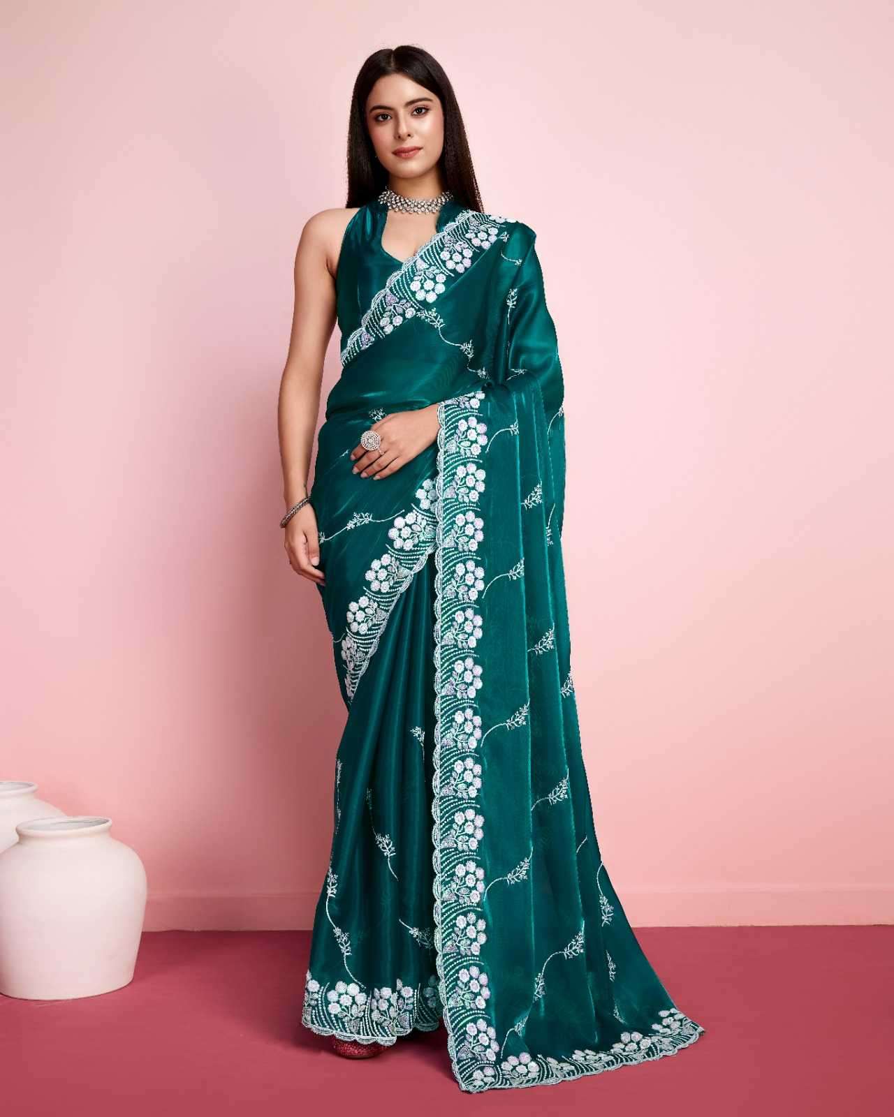 pr canberry vol 3 jimmy choo embroidery saree