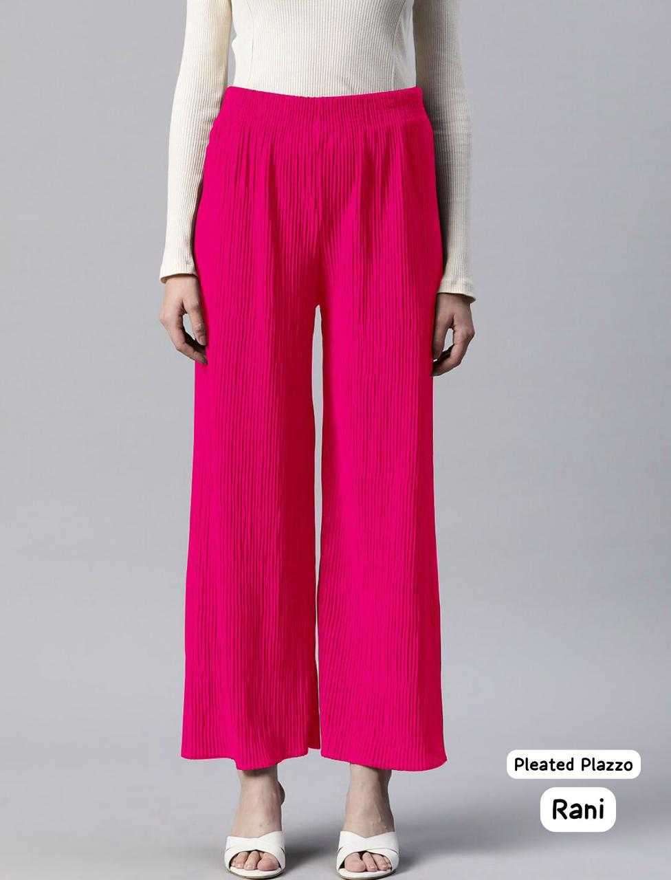 pr pleated palazzo fancy daily use readymade lycra collection