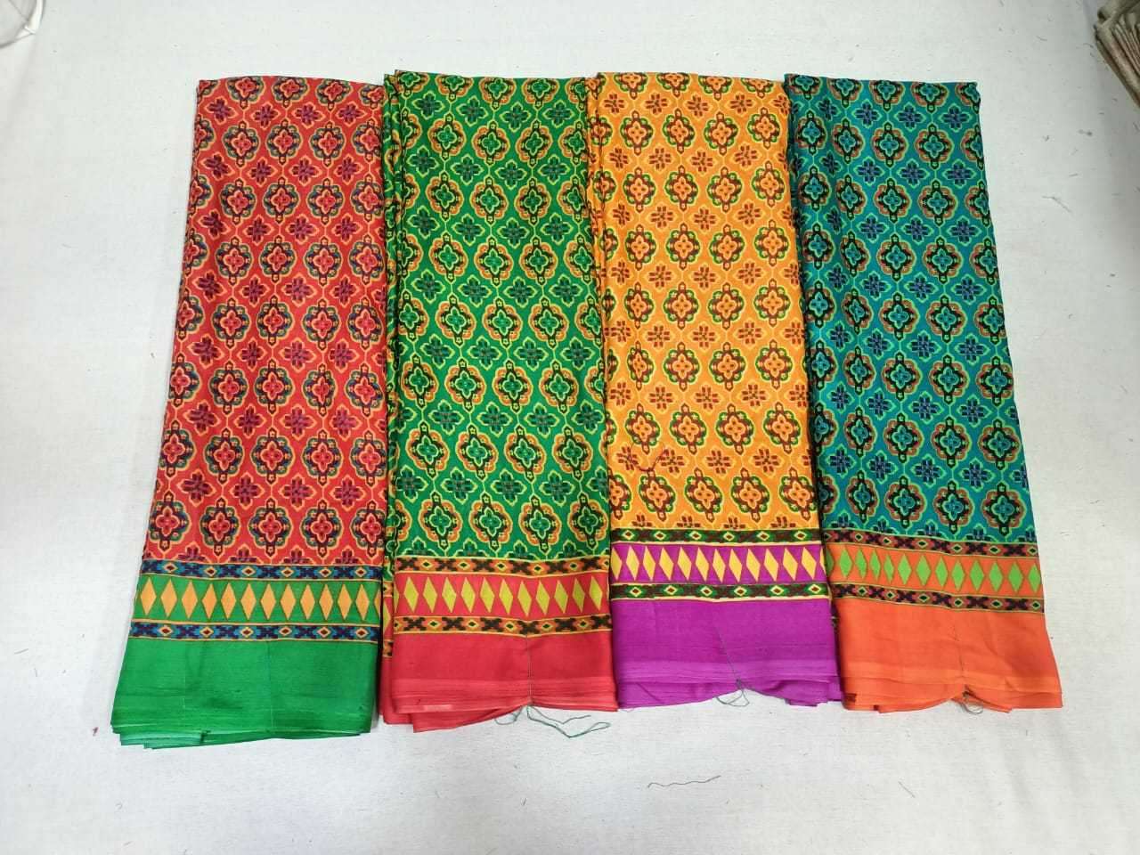 pr poonam sarees new trendy printed powder crepe saree with blouse