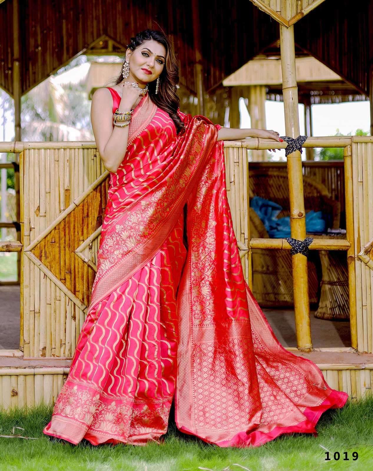 pr starwalk vol 2 series 1009-1019  Banarasi Silk saree