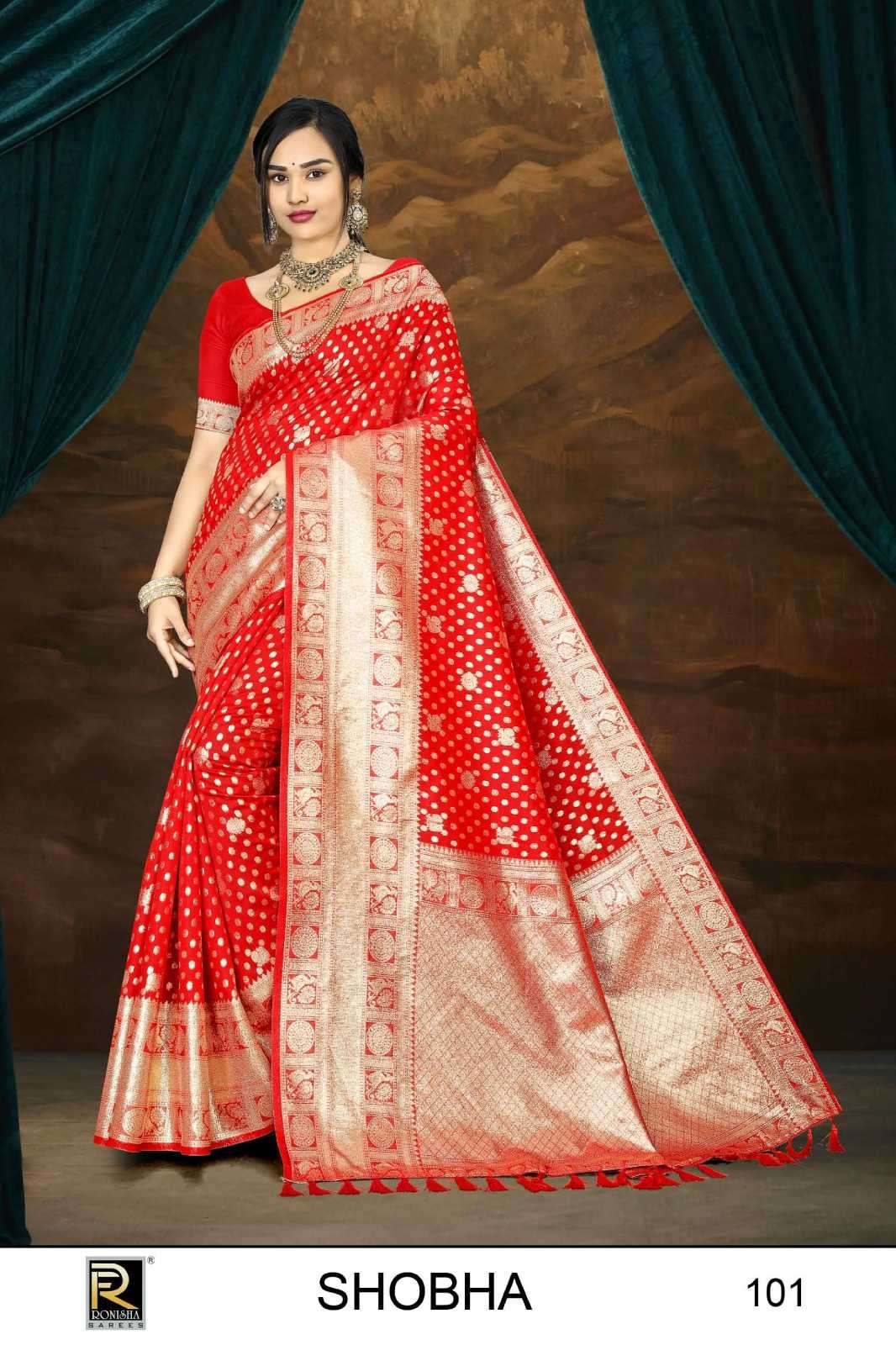 ranjna saree shobha series 101-106 banarasi silk saree