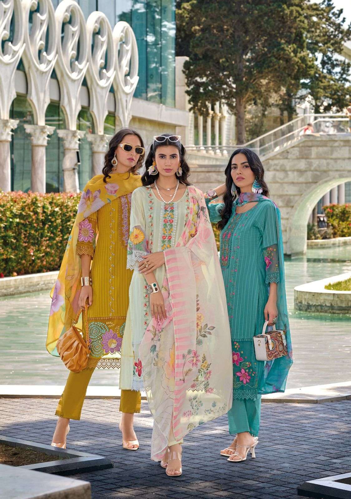 SANJ- E- SHRUNGAR vol -2 designer PURE cotton weaving patterns suit