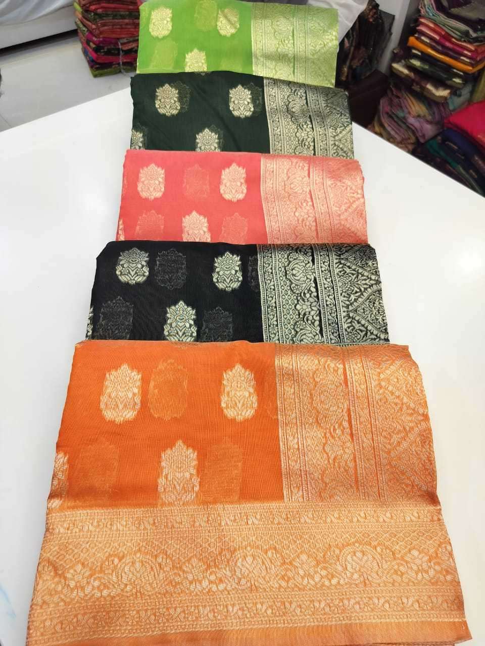 saroj saree chikankari cotton fancy comfortable saree