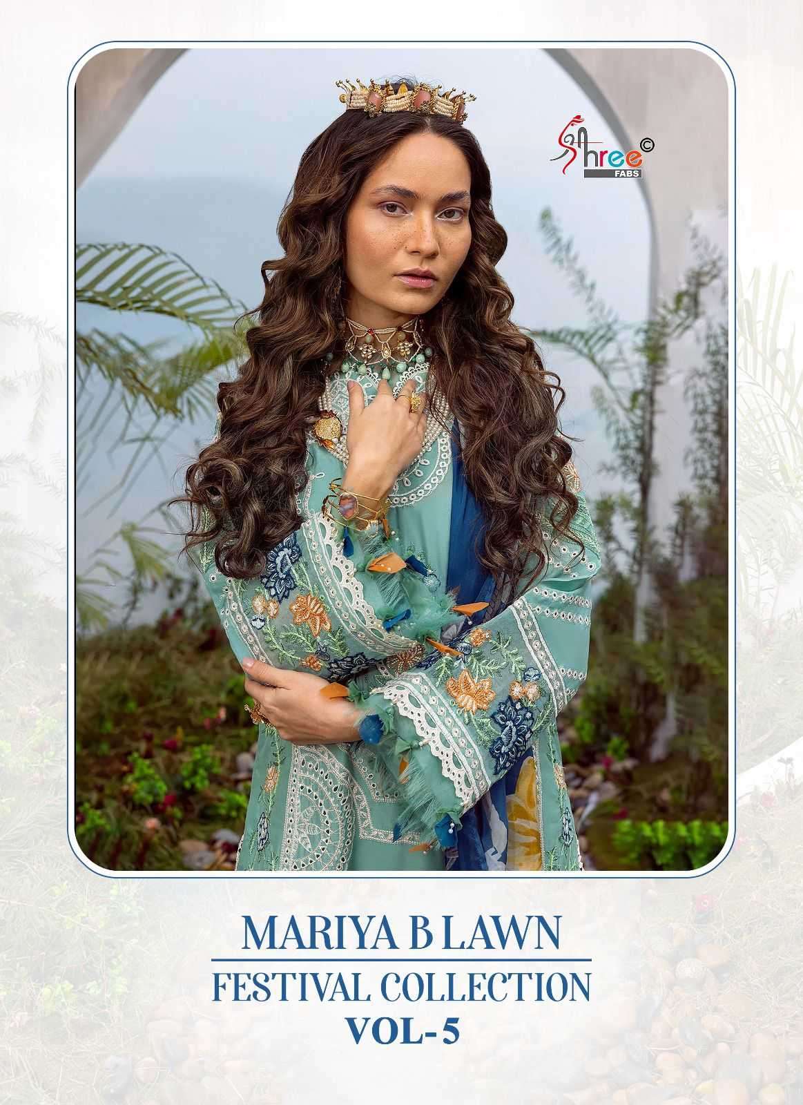 shree fab mariya b lawn festival collection 5 series 3597-3560 pure lawn cotton suit 