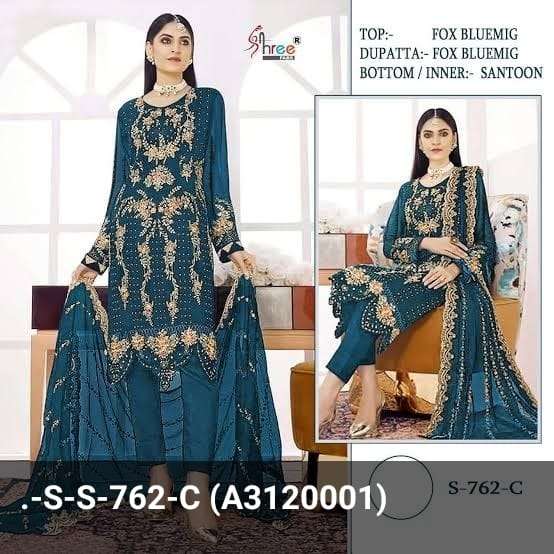 SHREE FEB READY STOCK fancy pakistani suit singles available 