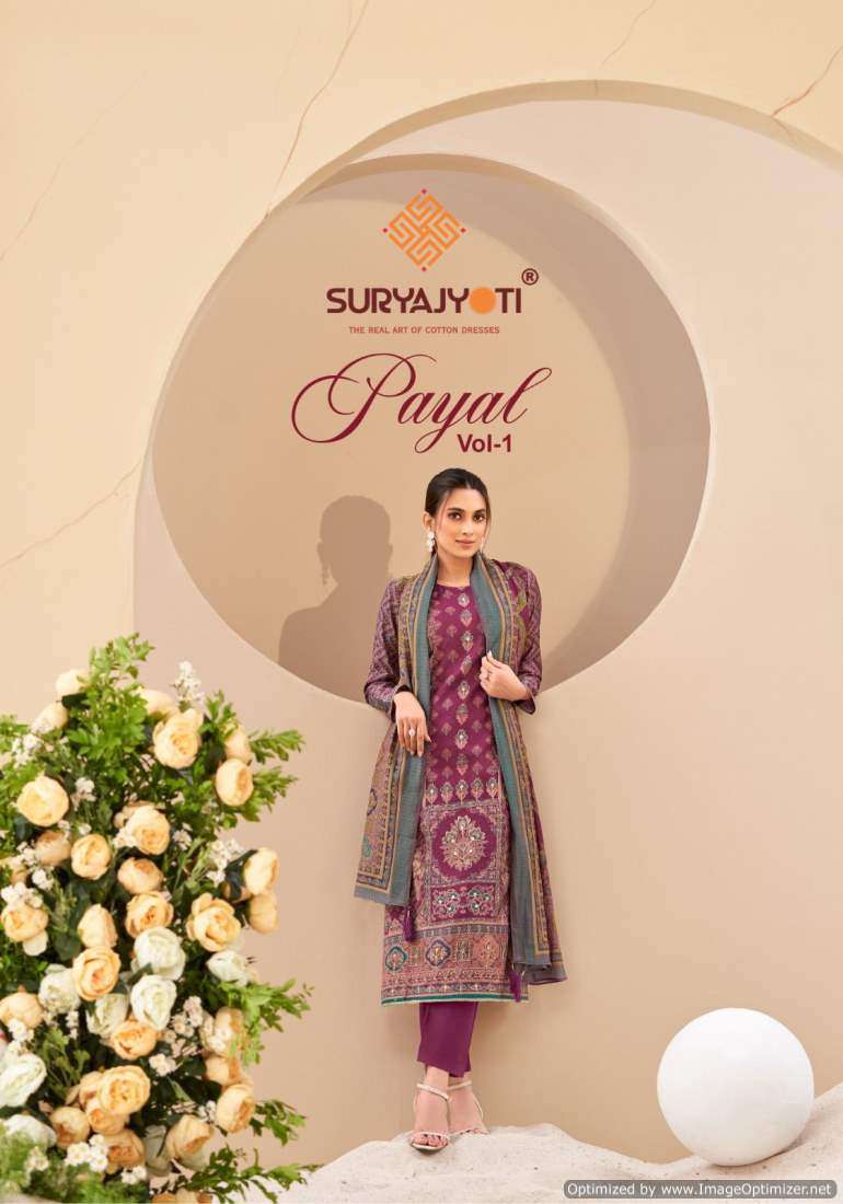 Suryajyoti Payal Vol-1 series 1001-1008  Pure Modal suit