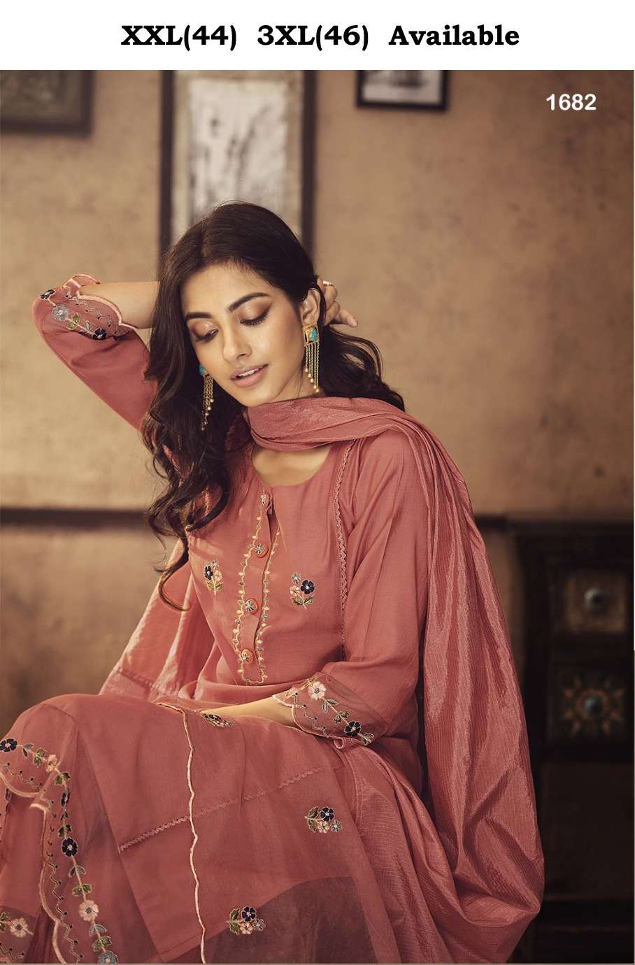 VINK IVY designer CHINNON KURTA & PANTS with dupatta