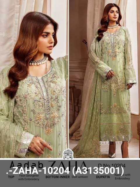 zaha series 10132-10143 designer fancy pakistani suit 