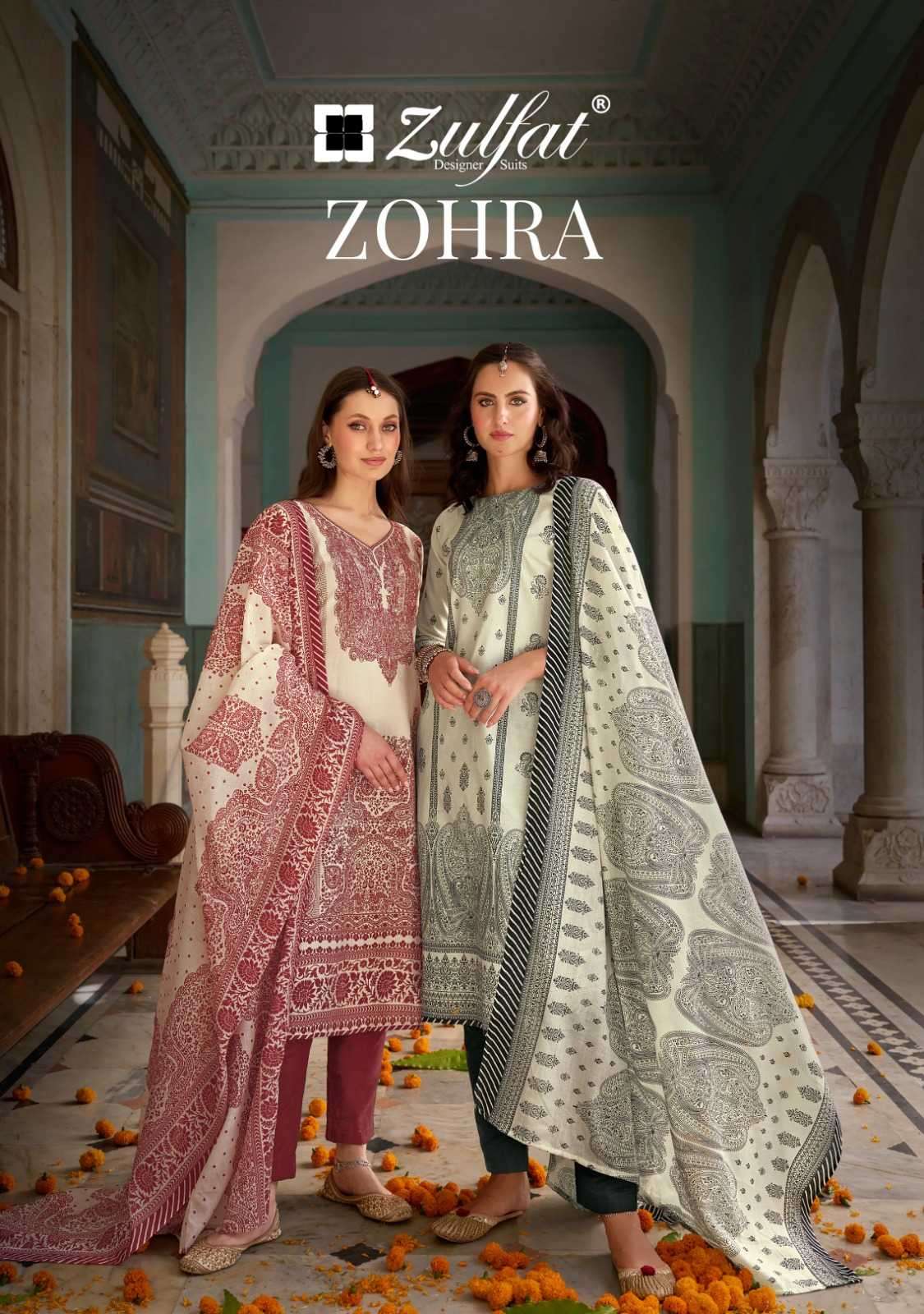 zulfat zohra series 547001-547008 Pure Cotton suit