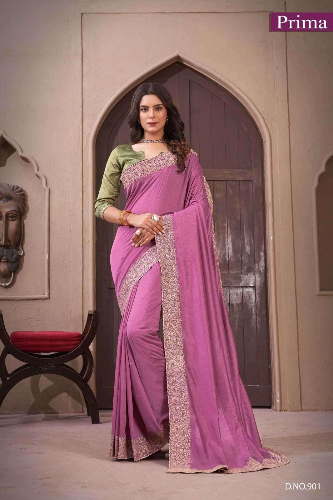 901 to 908 prima latest vichitra blooming fashionable design fancy saree