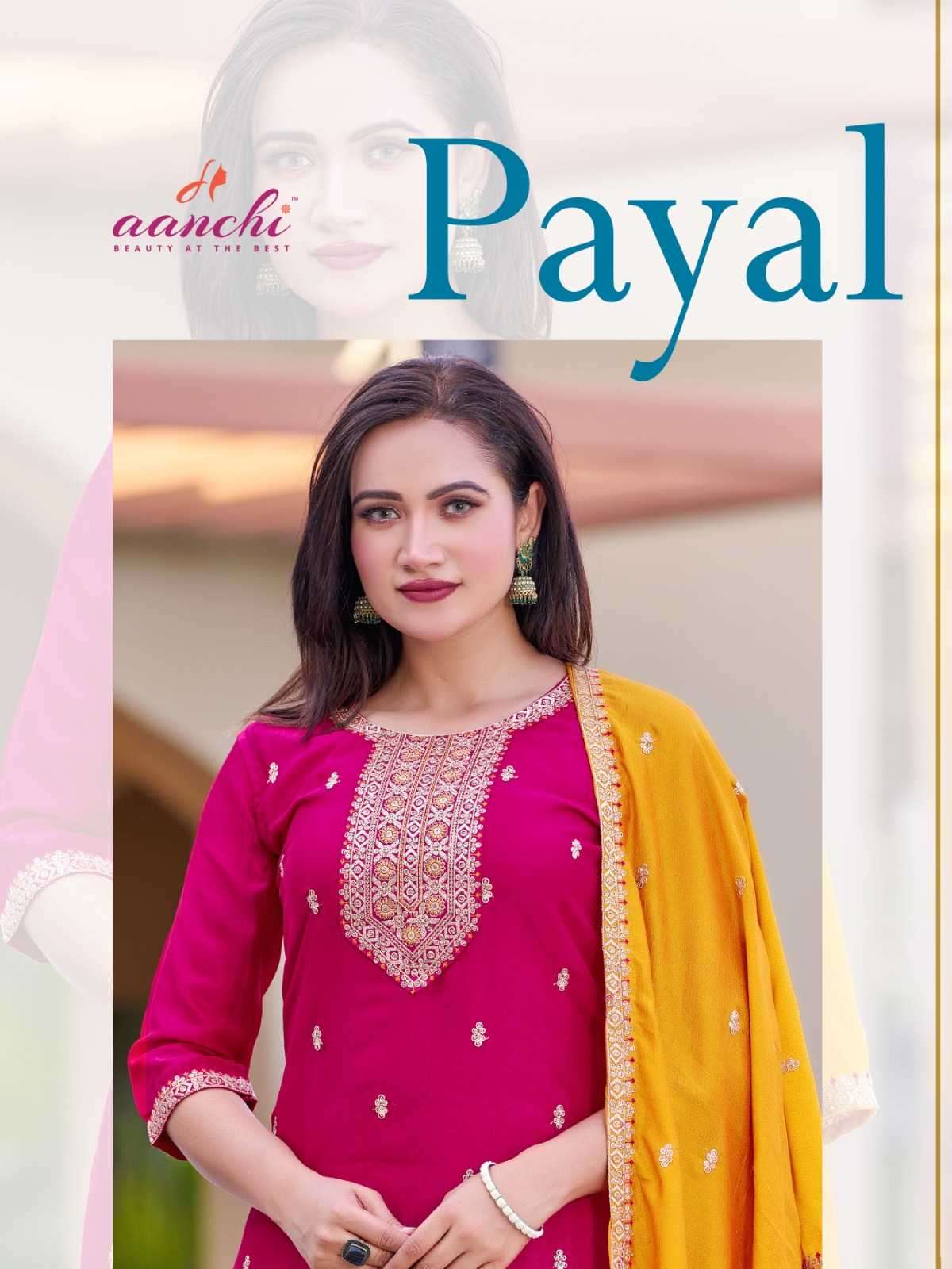 aanchi payal series 01-04 vichitra readymade suit 