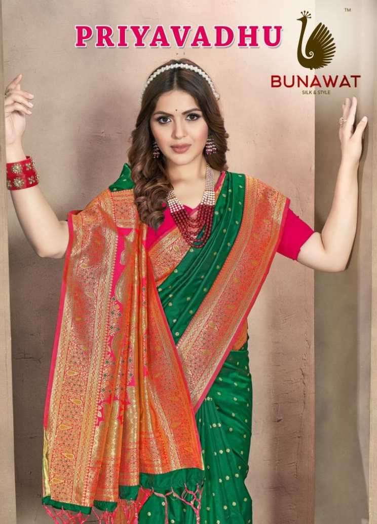 bunawat priya vadhu series 1001-1006 Silk Saree