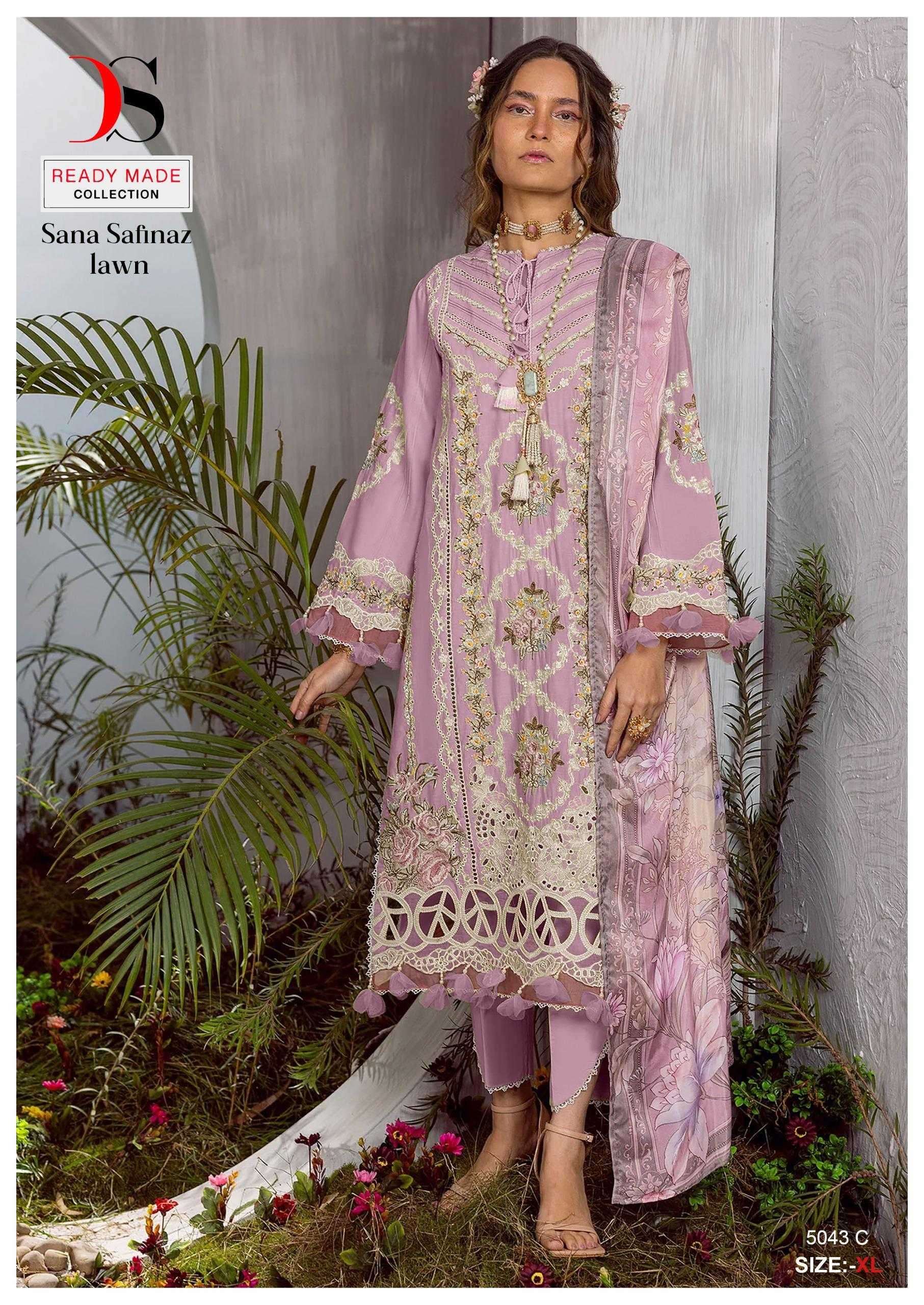 deepsy suits 5043 ABCDE Pure cotton readymade suit 