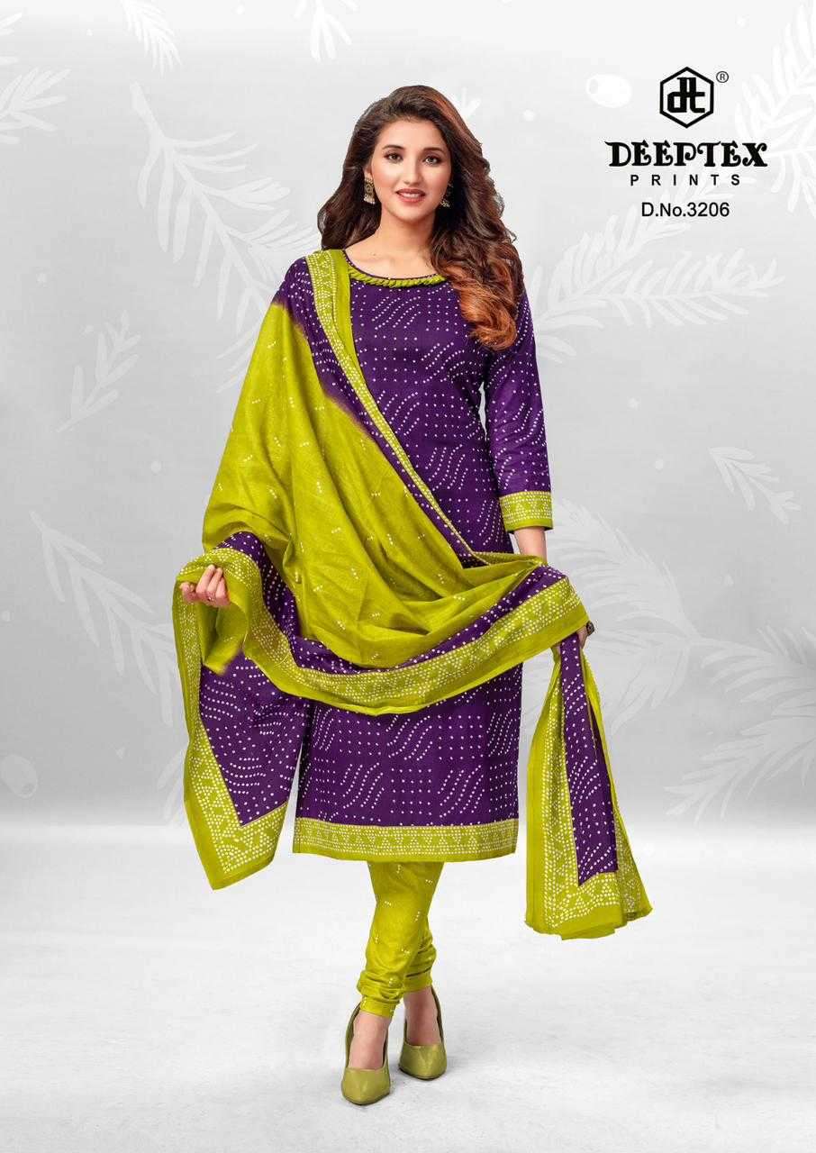 deeptex classic chunaris vol 32 series 3201-3210 cotton print suit