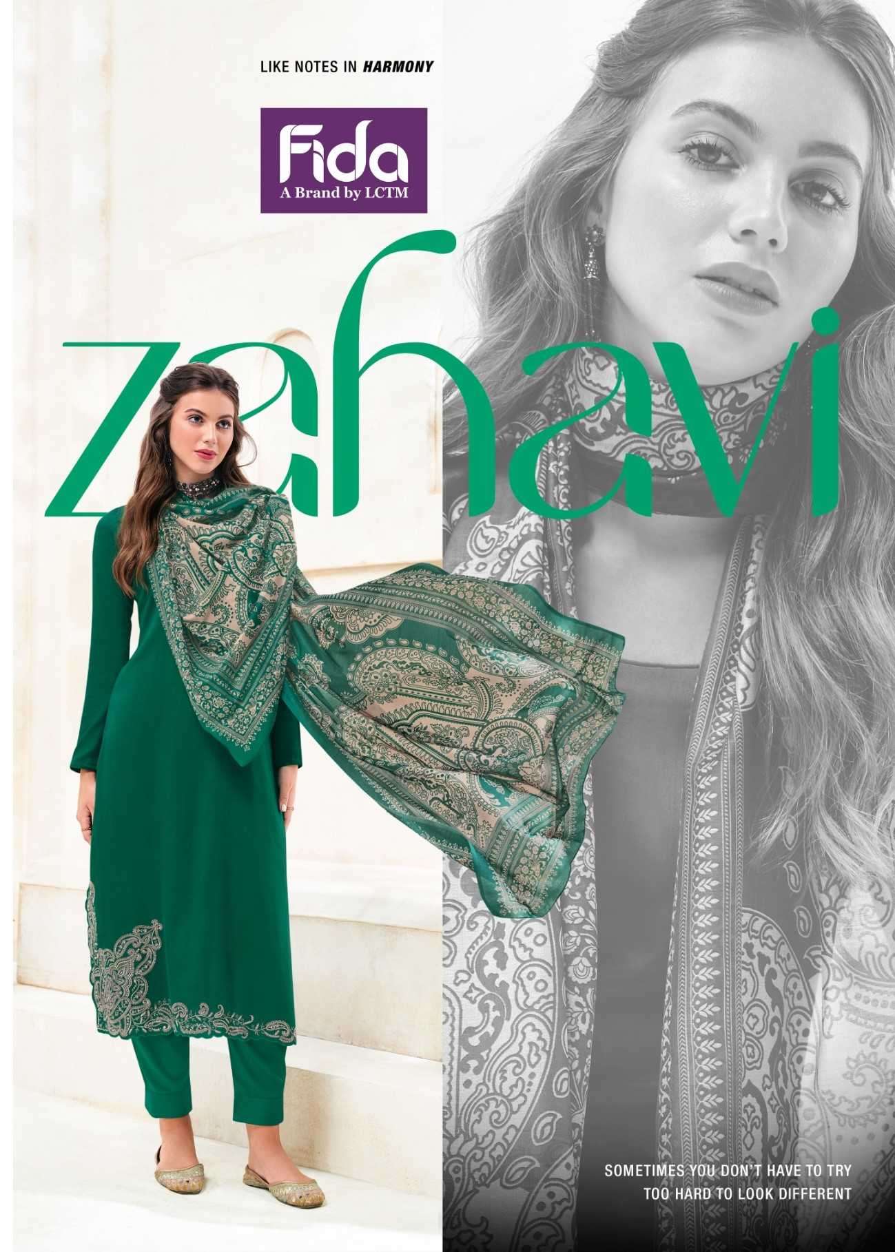 fida zahavi series 1001-1006 cotton suit