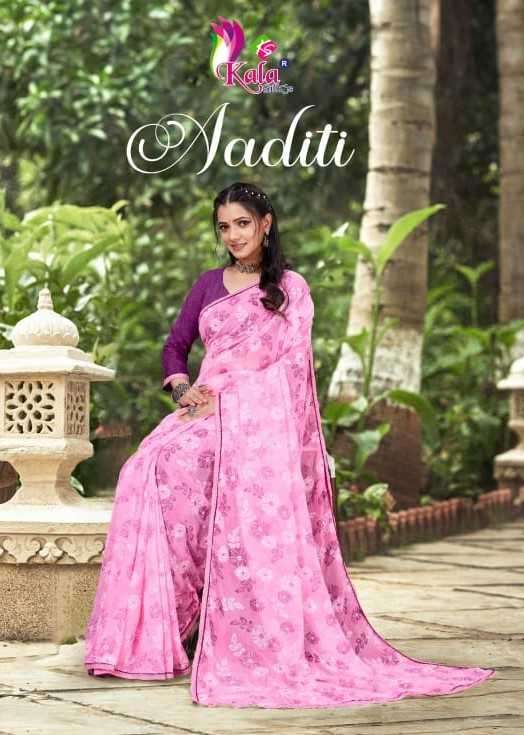 kala silks aaditi series 1001-1008 georgette 60 gram saree