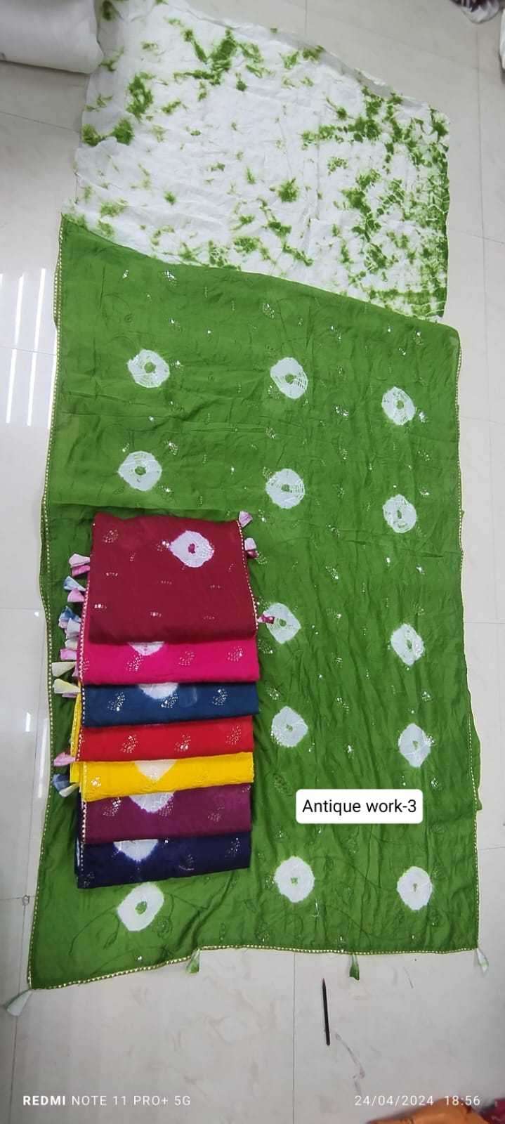 kala silks antique work COTTON FABRICS Samosa boarder lace saree