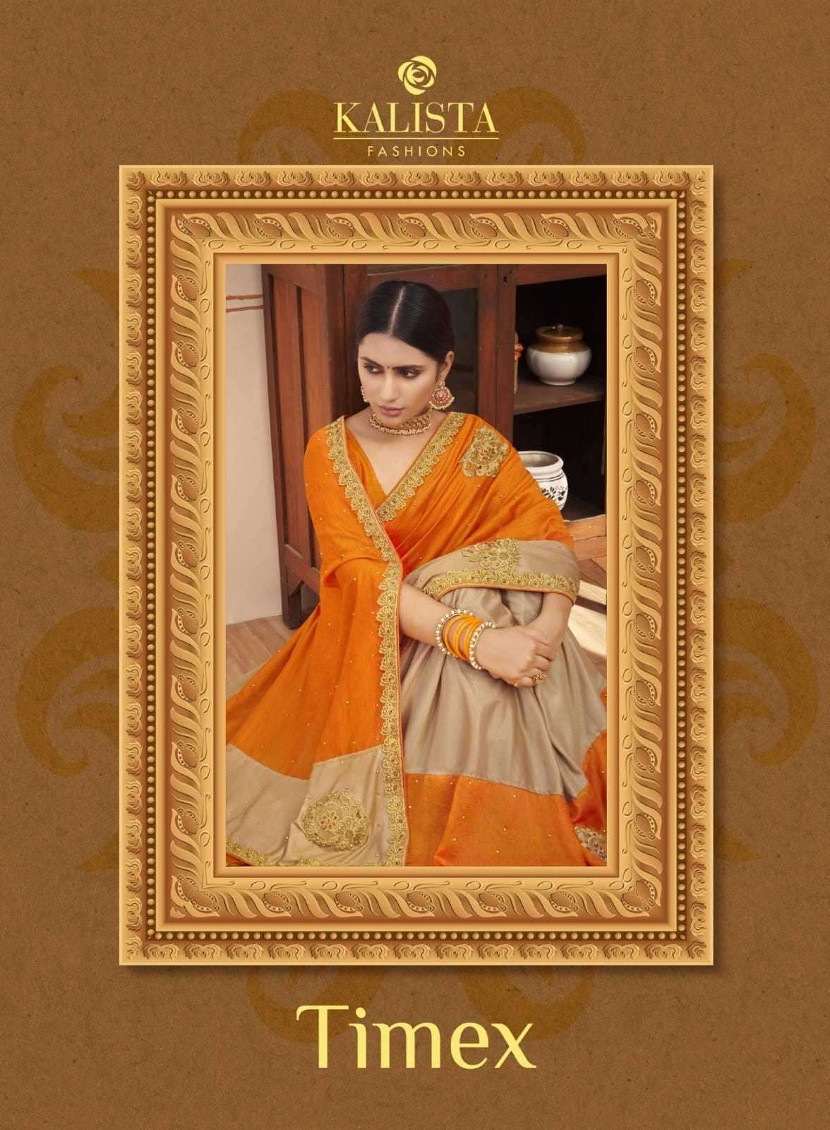 kalista timex series 1011-1018 Vichitra saree