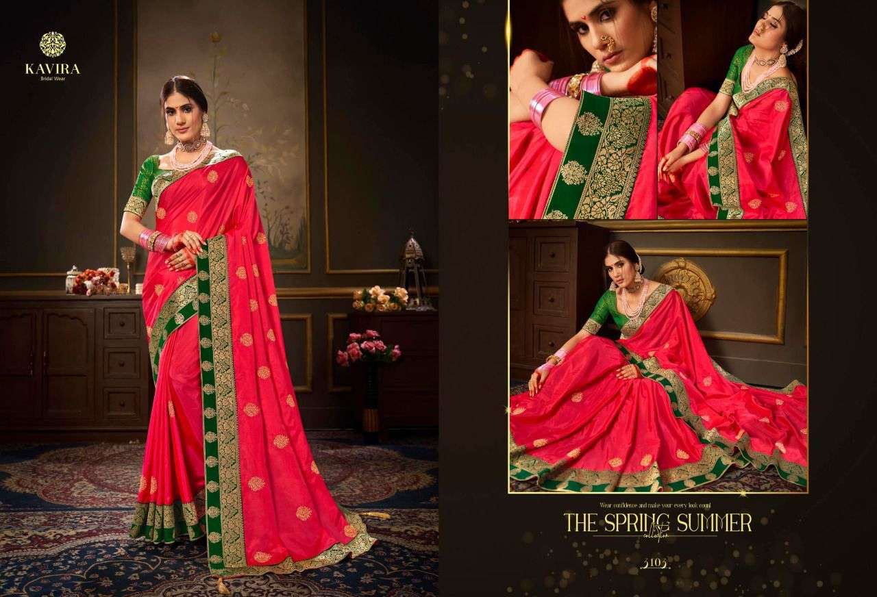 KAVIRA designer hit design fancy saree