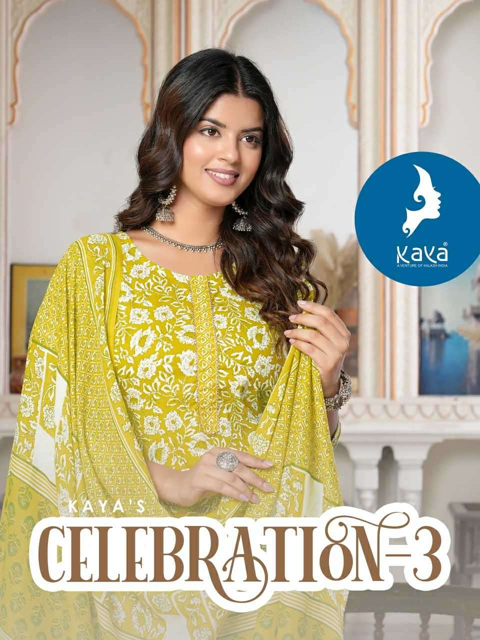 kaya celebration vol 3 series 01-06 cotton readymade suit 