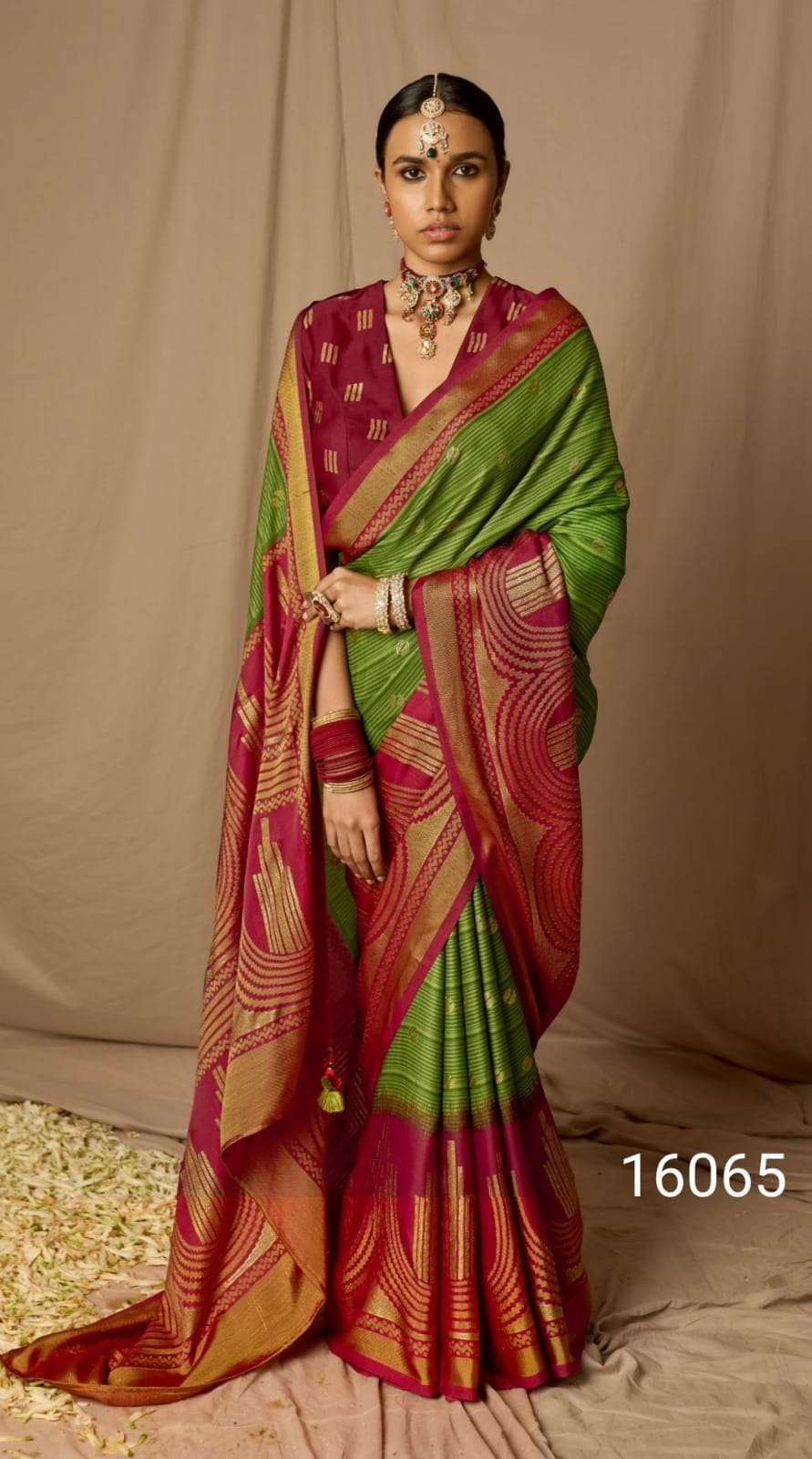Kimora Meera Hit designer Soft Brasso Silk saree