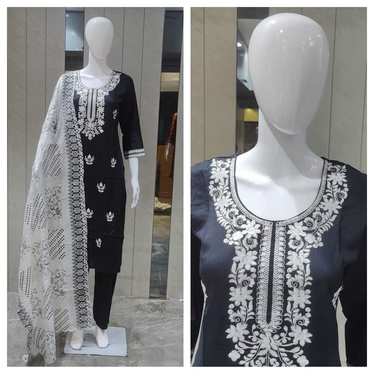 manch presents launch amazing lakhnavi work readymade suit