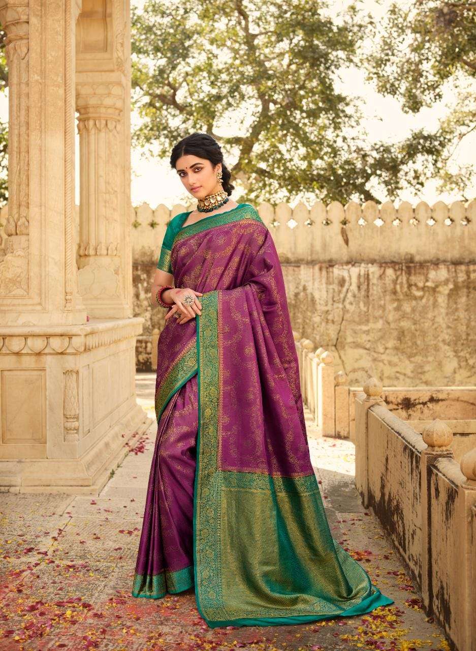 pankh Sakshi Silk designer Banarasi Katan Silk Saree
