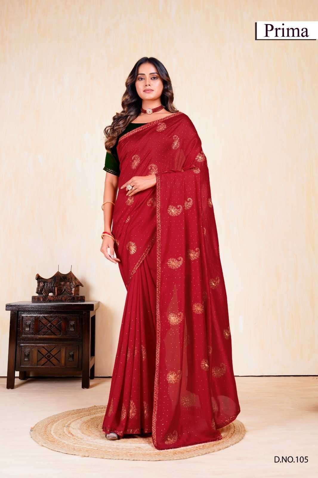 prima series 101-105 vichitra blooming saree