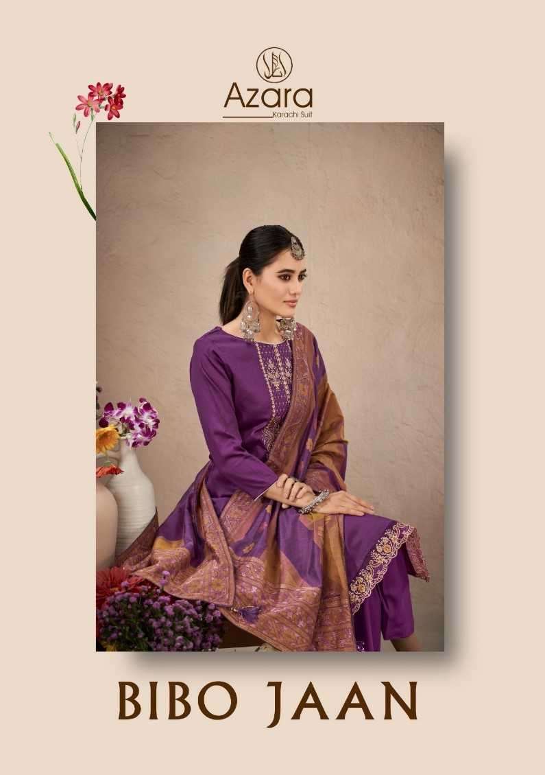 radhika bibo jaan series 92001-92006 pure zam cotton suit