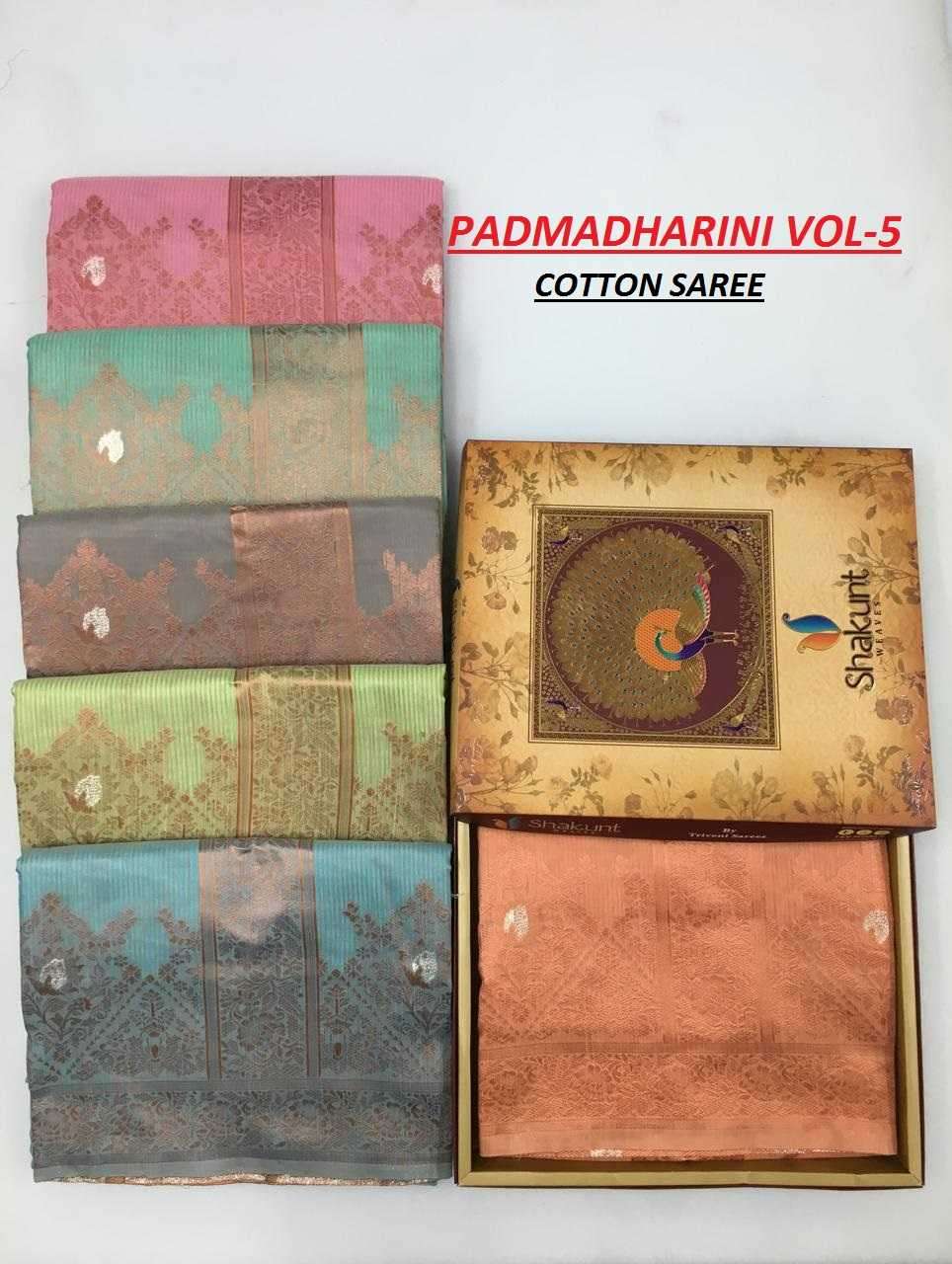shakunt padmadharini vol 5 cotton saree