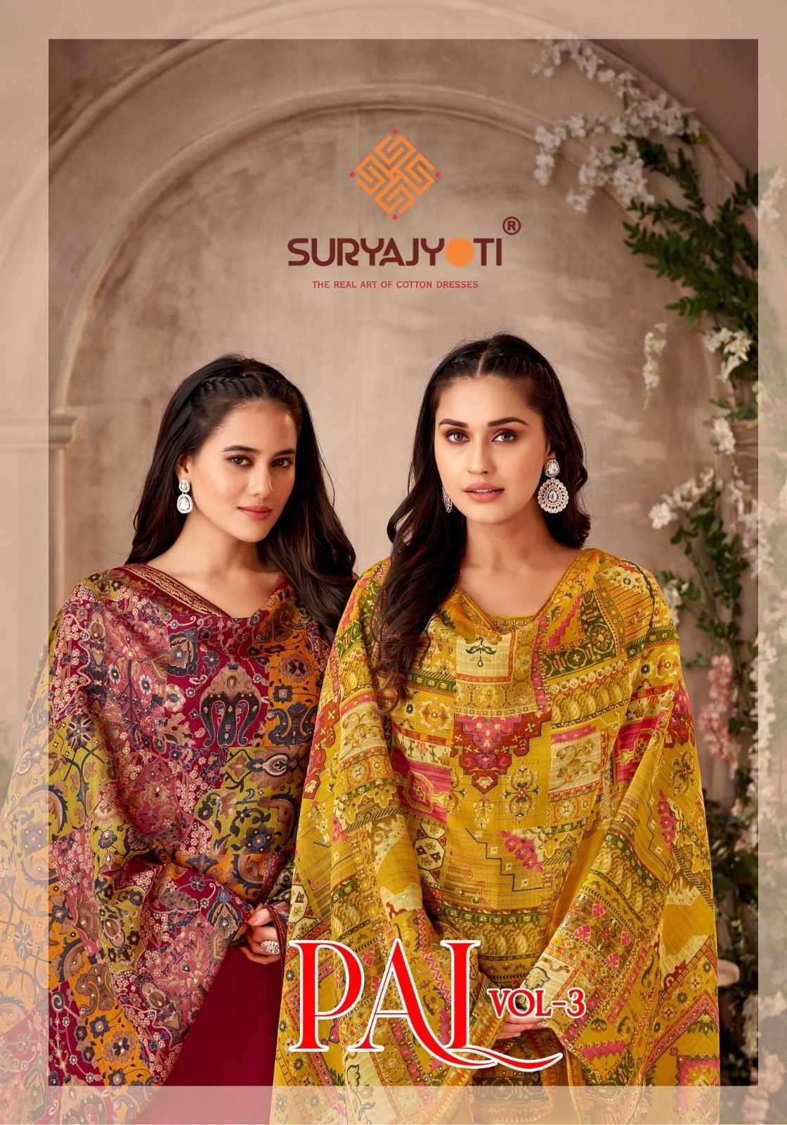 suryajyoti pal vol 3 series 3001-3006 jam satin suit 