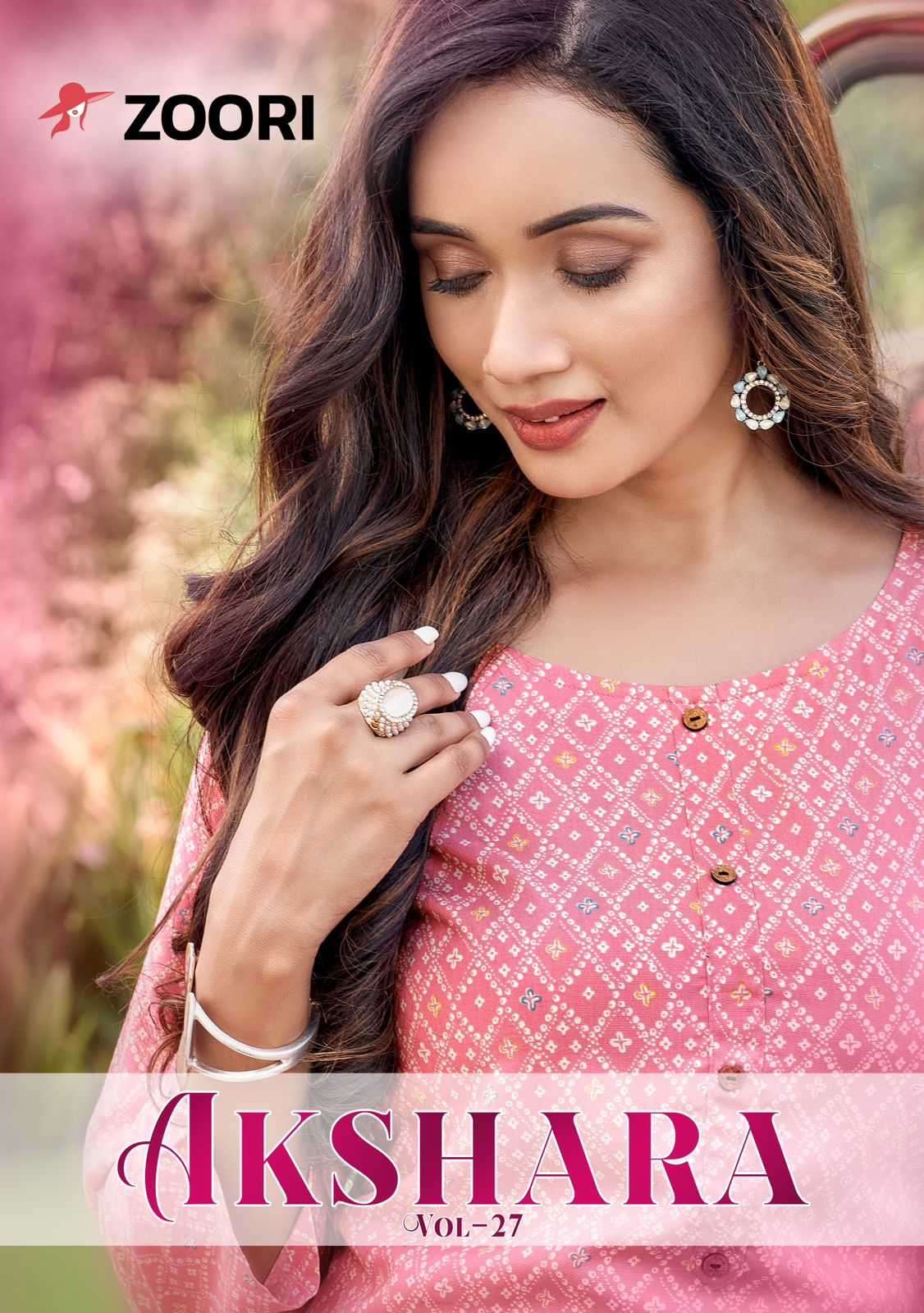 zoori akshara vol 27 series 1158-1163 Rayon Print kurti