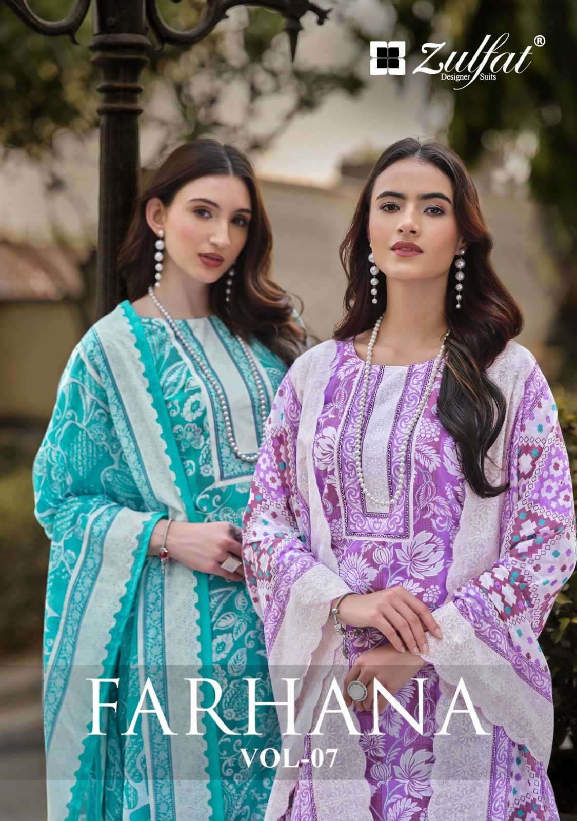 zulfat farhana vol 7 series 551001-551008 Pure Cotton suit