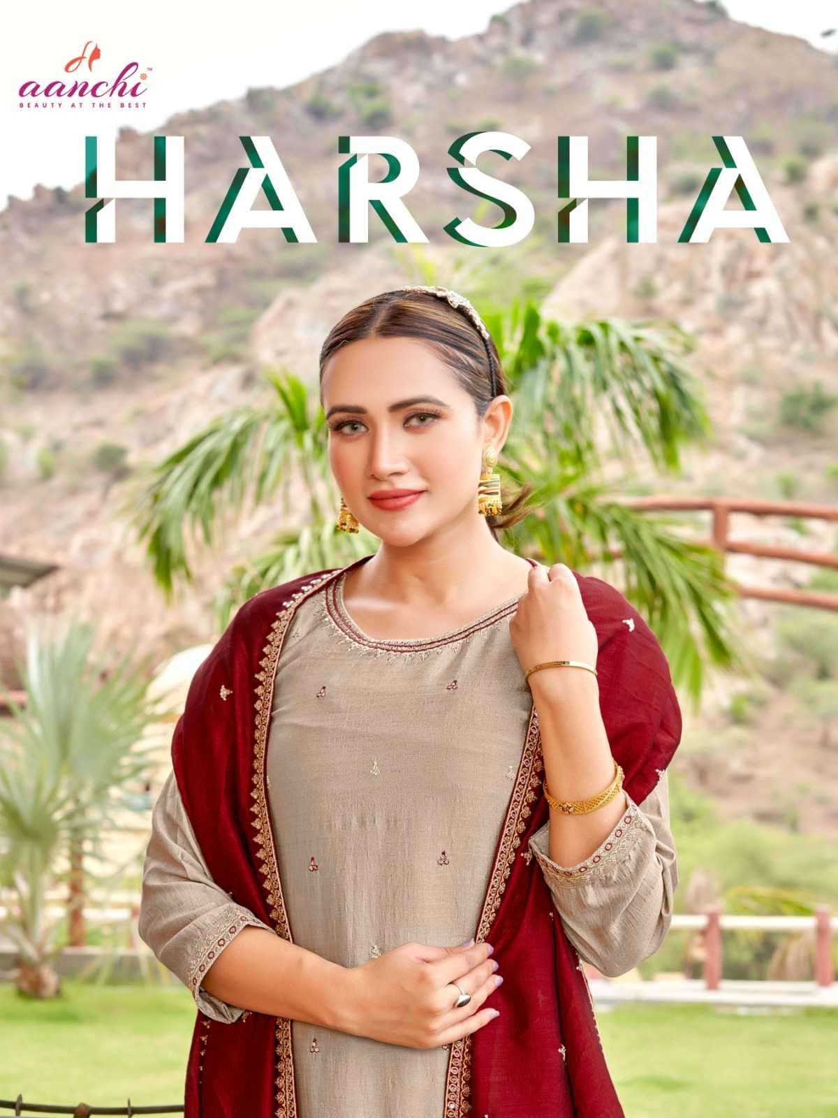 aanchi harsha series 01-04 vichitra readymade suit 