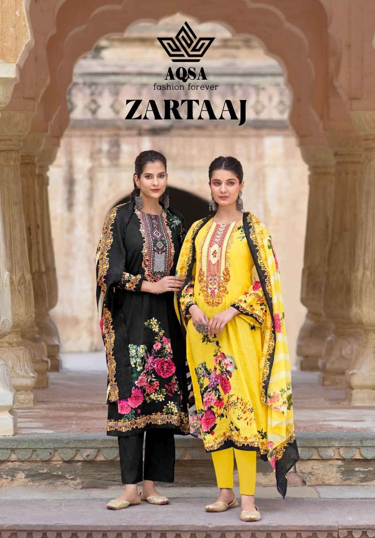 aqsa zartaj series 1001-1006 CAMRICK cotton printed suit