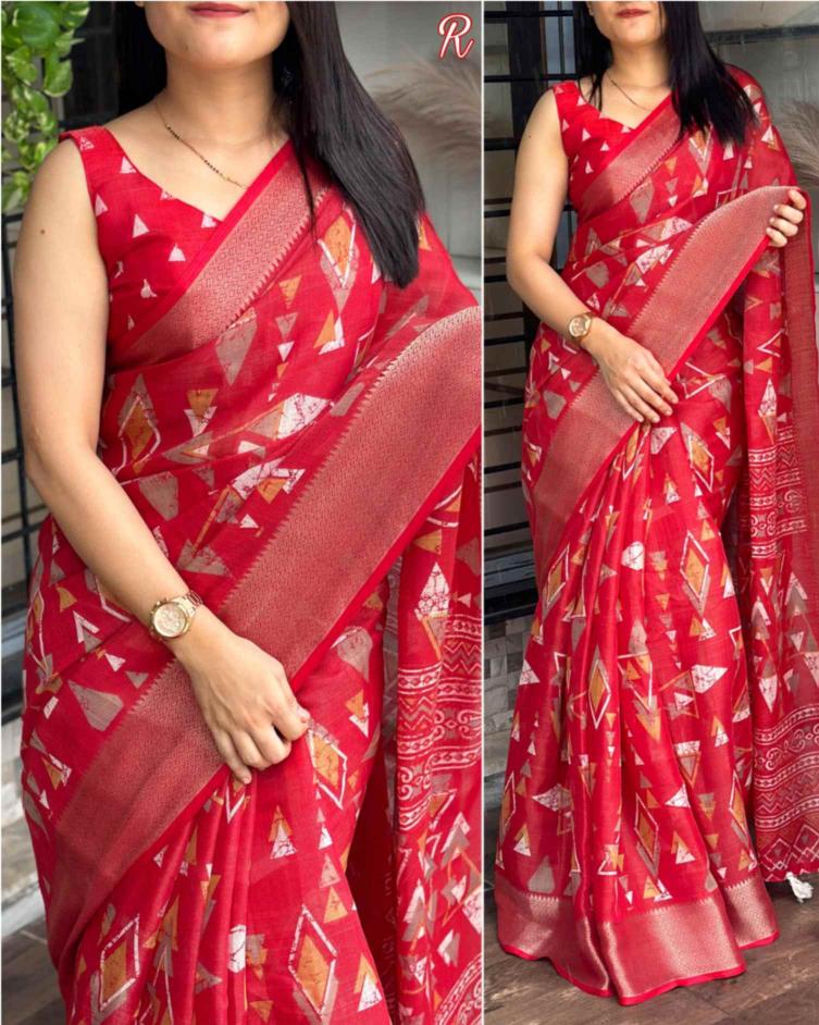 BT-56 panghat cotton zari jacquard saree with running blouse